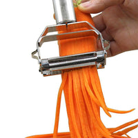 Ultra-Sharp Stainless Steel Multi-Function Vegetable Peeler & Julienne Cutter