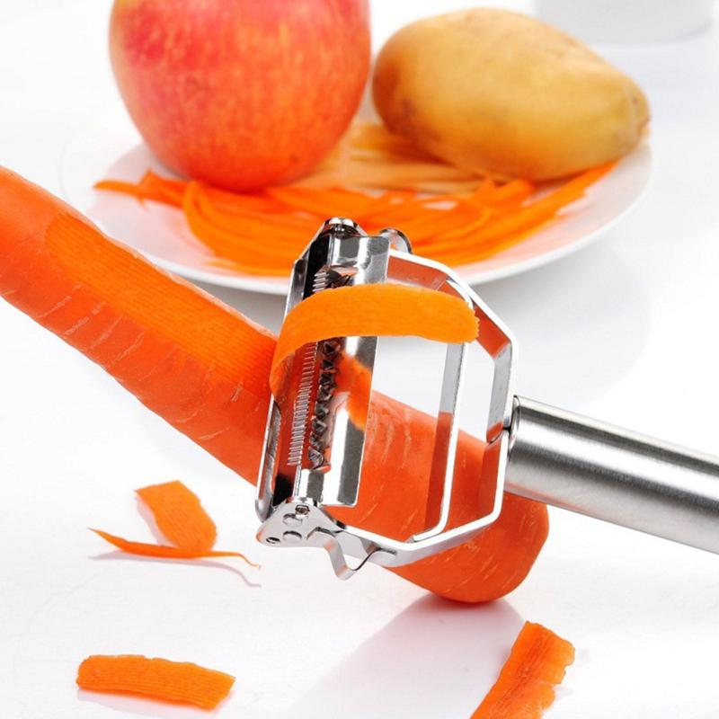 Ultra-Sharp Stainless Steel Multi-Function Vegetable Peeler & Julienne Cutter