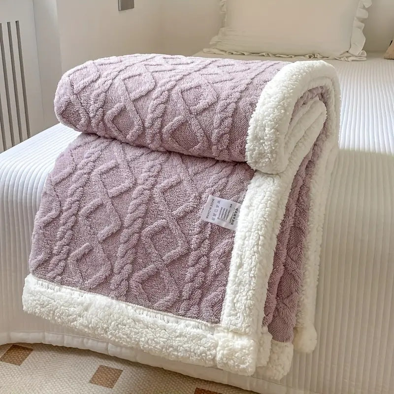 Ultra-soft Sherpa Blanket – Cozy, Warm, and Stylish Comfort