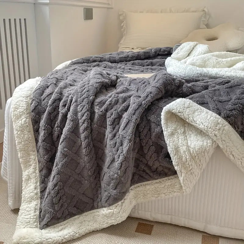 Ultra-soft Sherpa Blanket – Cozy, Warm, and Stylish Comfort