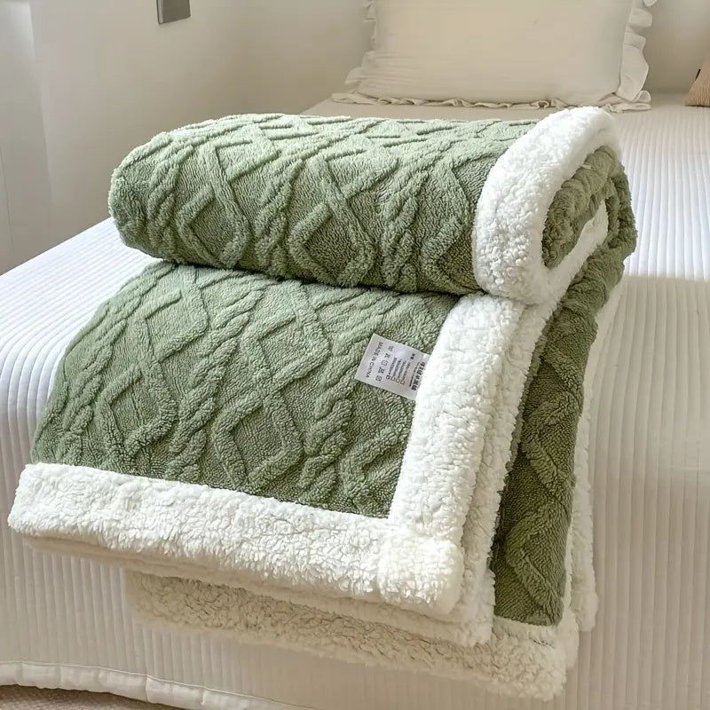 Ultra-soft Sherpa Blanket – Cozy, Warm, and Stylish Comfort