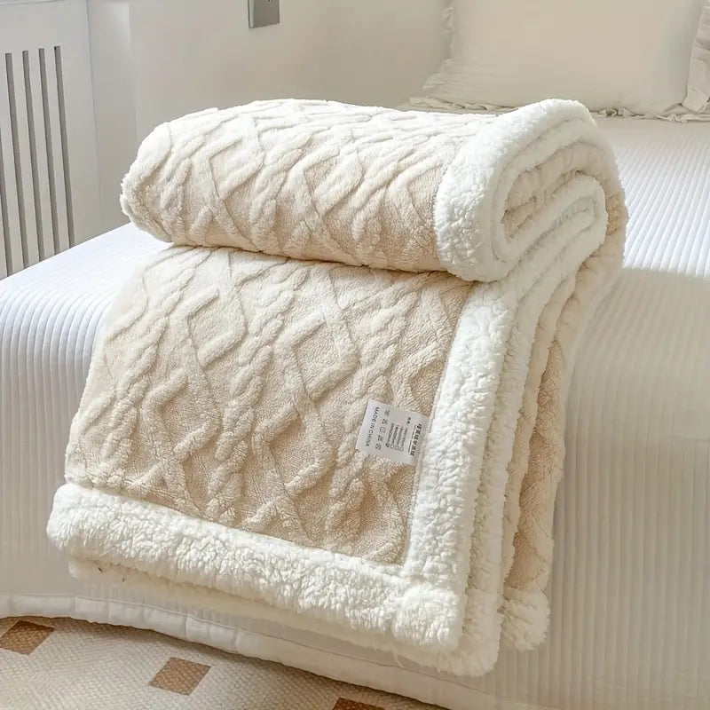 Ultra-soft Sherpa Blanket – Cozy, Warm, and Stylish Comfort