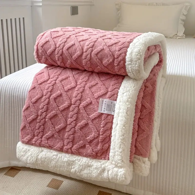 Ultra-soft Sherpa Blanket – Cozy, Warm, and Stylish Comfort