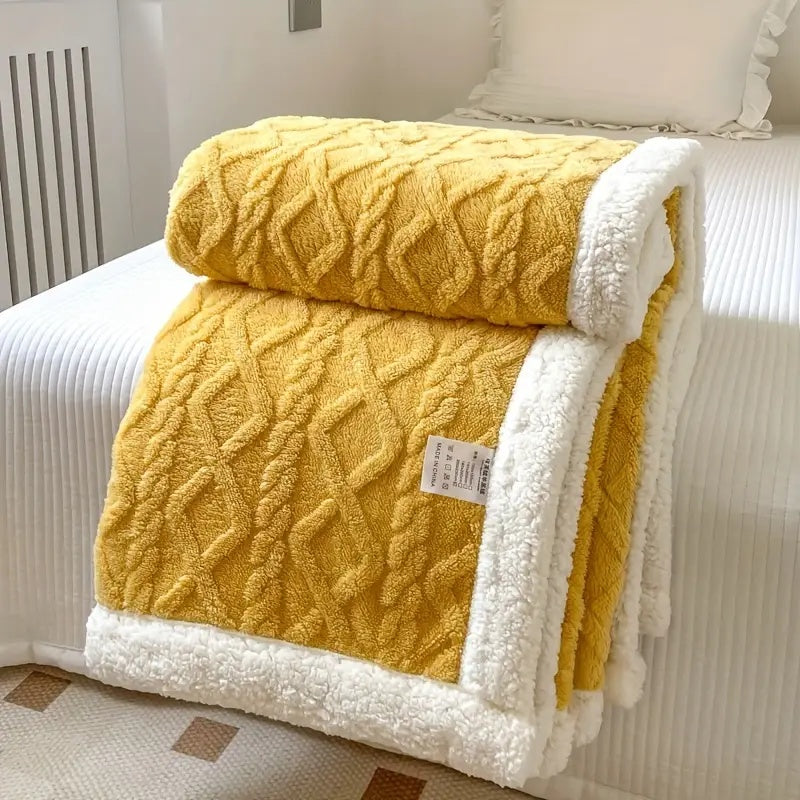 Ultra-soft Sherpa Blanket – Cozy, Warm, and Stylish Comfort