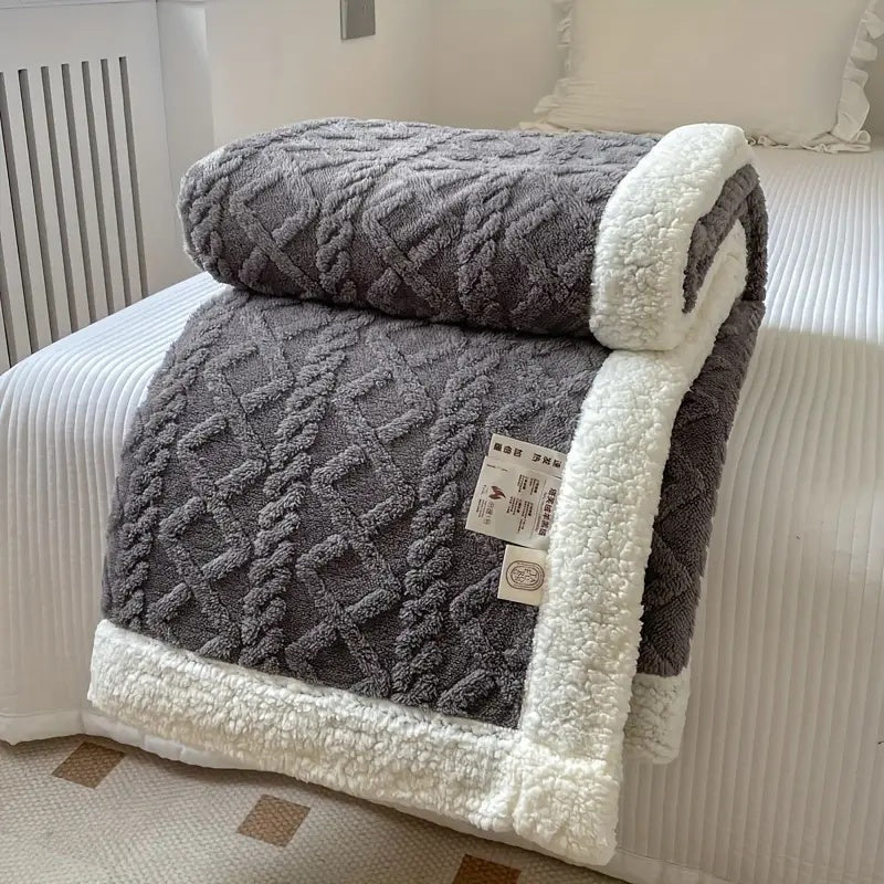 Ultra-soft Sherpa Blanket – Cozy, Warm, and Stylish Comfort