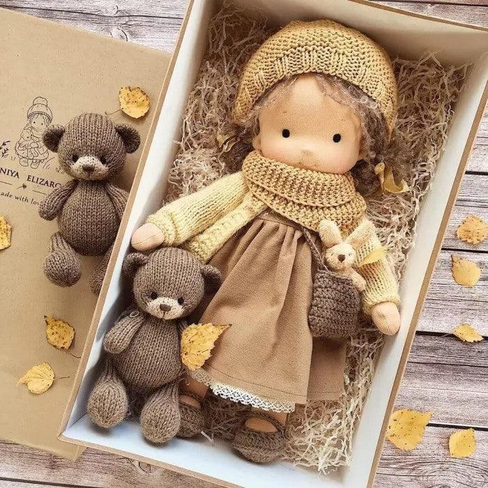 Waldorf-inspired handmade cuddle doll – Soft, safe, and imaginative playtime
