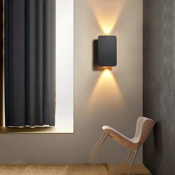 Wall Lamp Modern Metal Rectangular LED Indoor