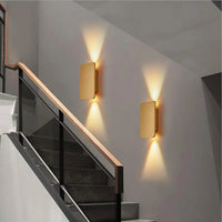 Wall Lamp Modern Metal Rectangular LED Indoor