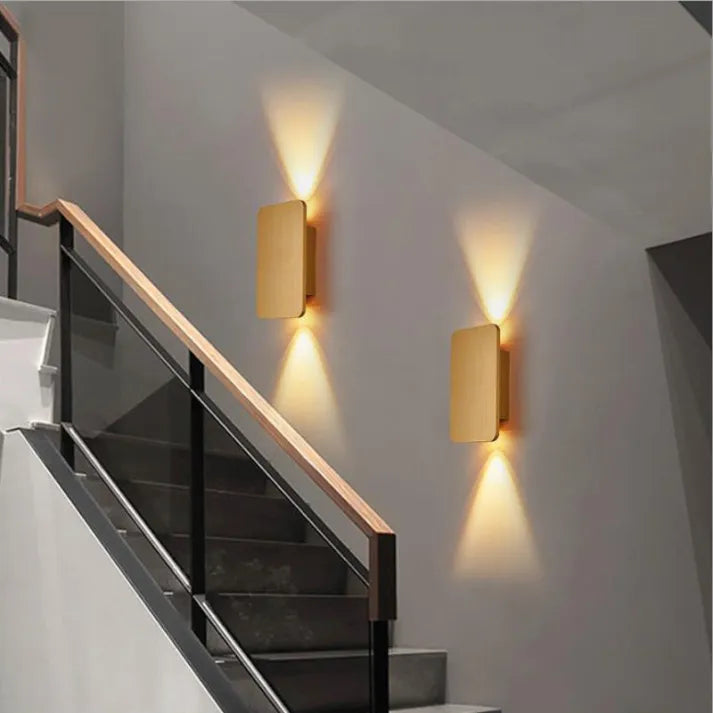 Wall Lamp Modern Metal Rectangular LED Indoor