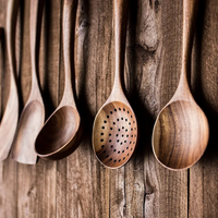 Wooden Kitchen Utensil Set - 5 Pieces