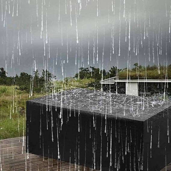 Black Polyester Outdoor Furniture Protector