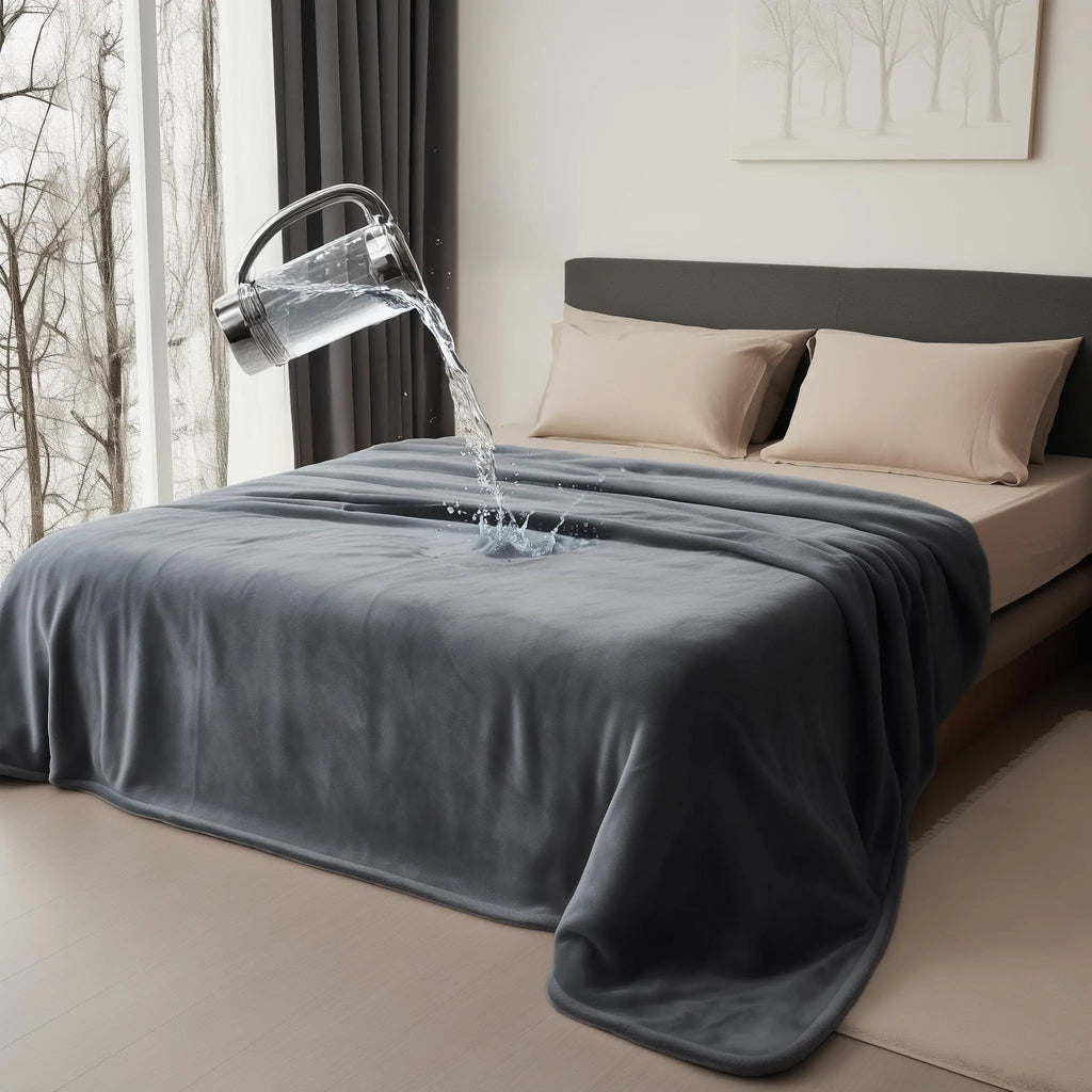 Waterproof Throw Blanket for Bed and Couch