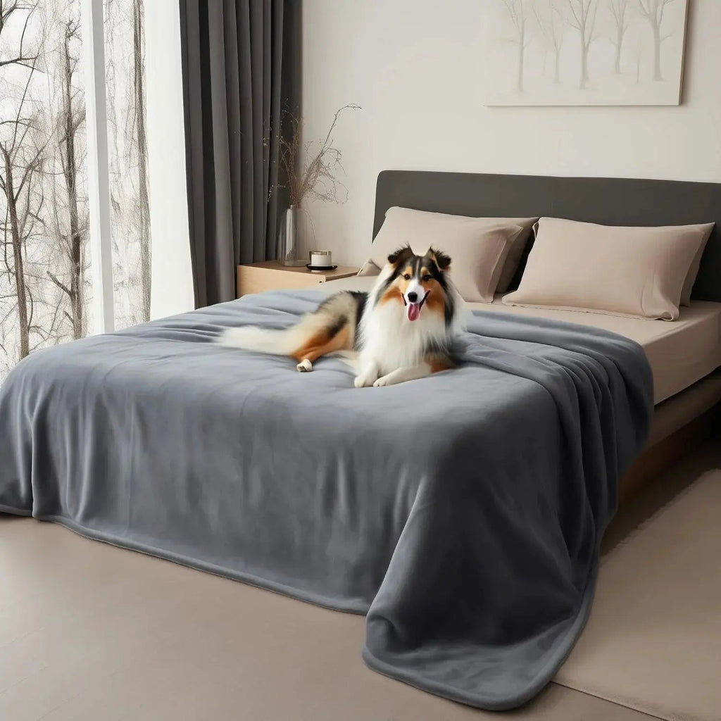 Waterproof Throw Blanket for Bed and Couch