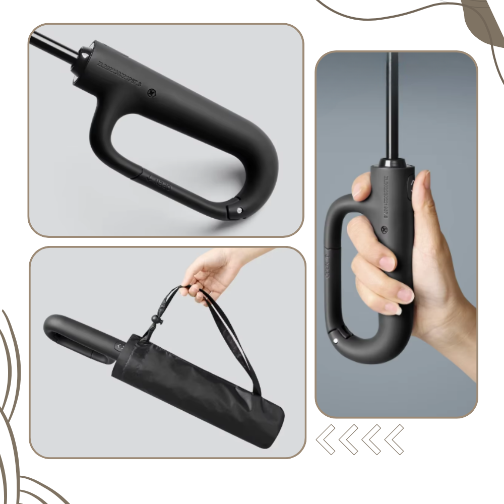 Wind Resistant Umbrella with Automatic Lock
