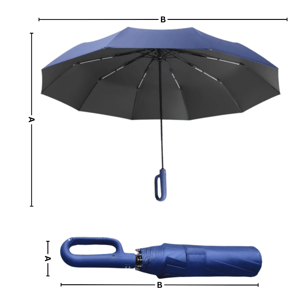 Wind Resistant Umbrella with Automatic Lock - Nyvara Shop