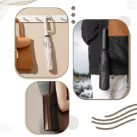 Wind Resistant Umbrella with Automatic Lock