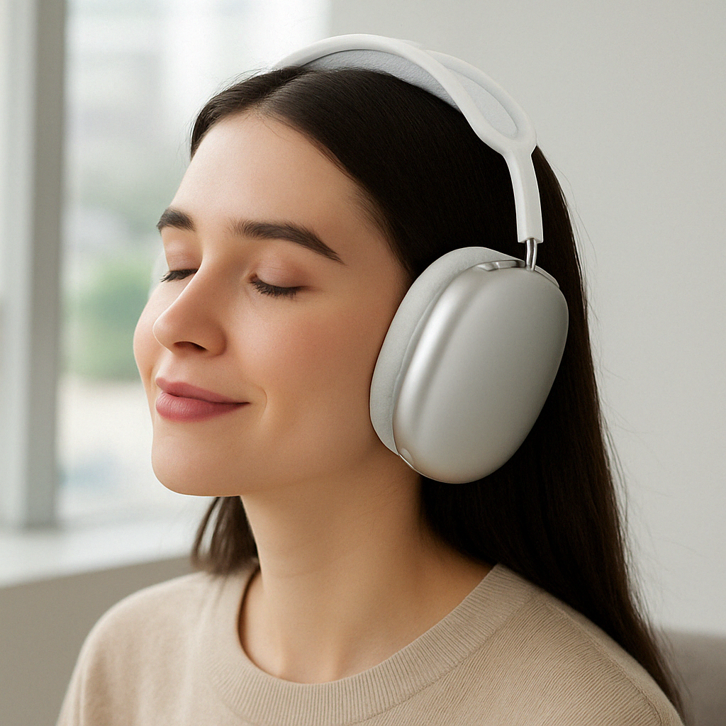 Bluetooth Over-Ear Headphones with Noise Cancellation