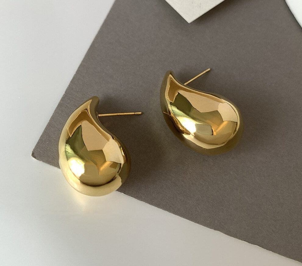 Women's Chunky Teardrop Earrings