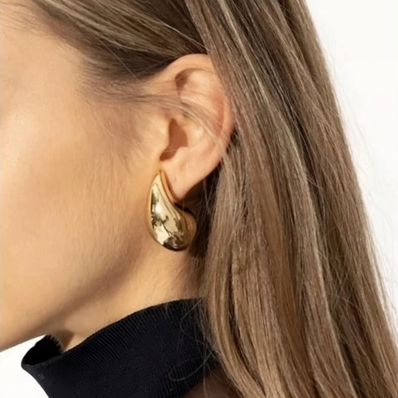 Women's Chunky Teardrop Earrings