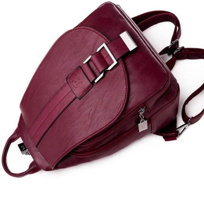 Chic Women's Genuine Leather Backpack