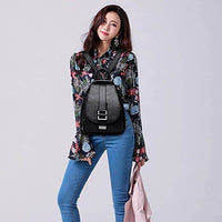 Chic Women's Genuine Leather Backpack