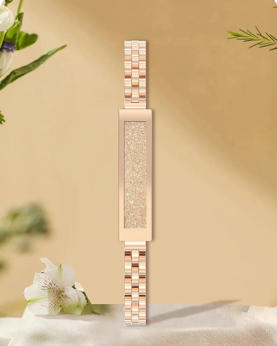 Women's Stylish Fitness Bracelet with Heart Rate & Sleep Tracking