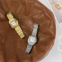 Women's Square Watch with Roman Numerals